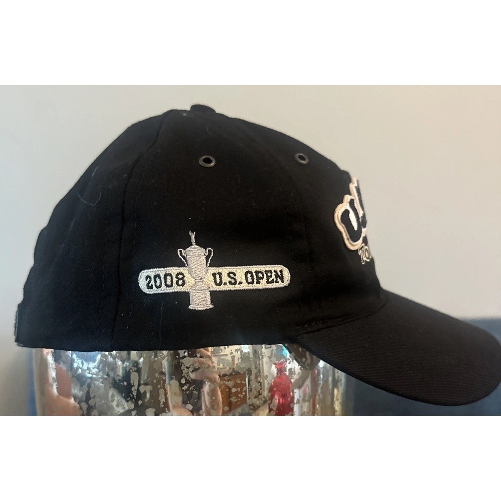U.S. Open Torrey Pines 2008 Black Golf Hat Cap Adjustable W Price Sticker - Picture 4 of 6
